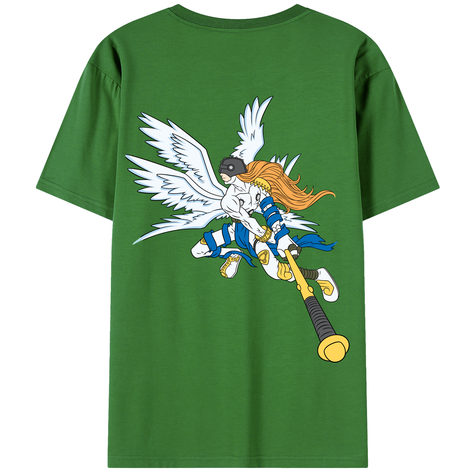 （画像用） Digimon デジタルモンスター/デジモン レディース半袖Tシャツ(バックプリント)